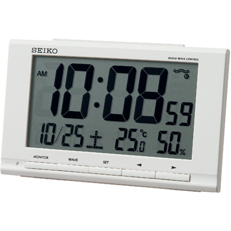 セイコー ピクシス 目覚まし時計 65×64×38mm 黒 NR449K 1個(ご注文単位