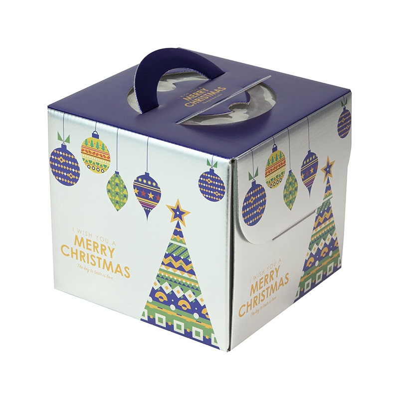 ヤマニパッケージ ケーキ箱 スペシャルクリスマス 5号 20-2332 100枚