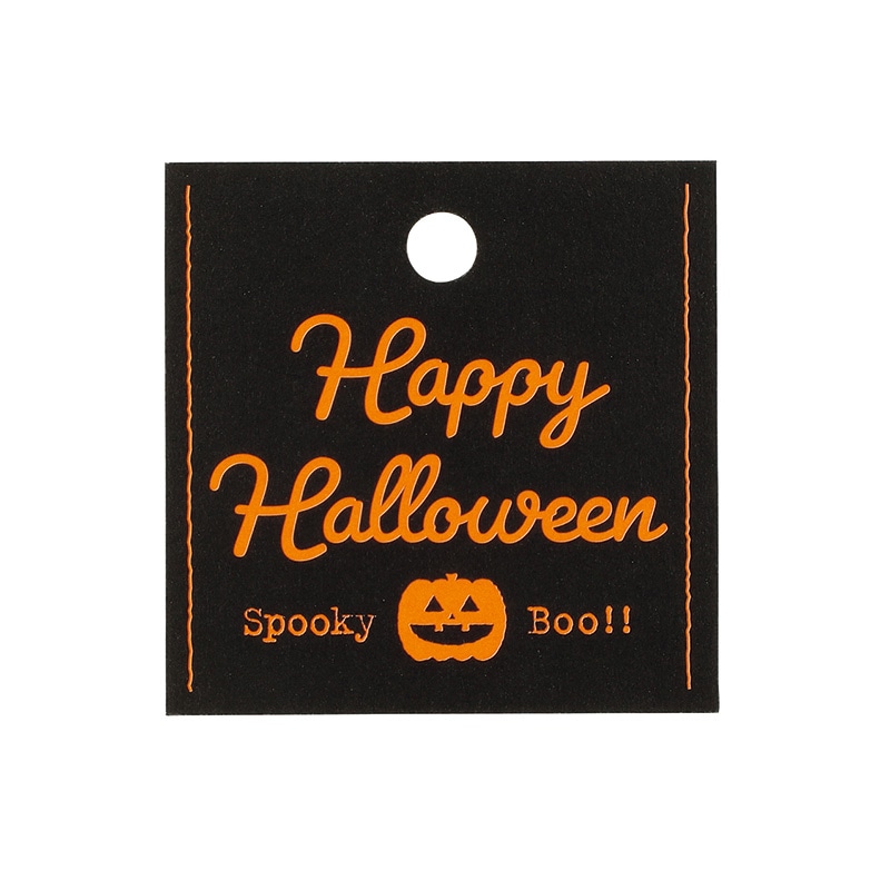 東京リボン タグ ナチュラルハロウィン 80284 #2 パンプキン/ブラック