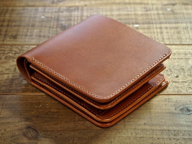 イタリア革製2つ折り財布/革財布/マレンマ/ブッテーロ/革小物通販