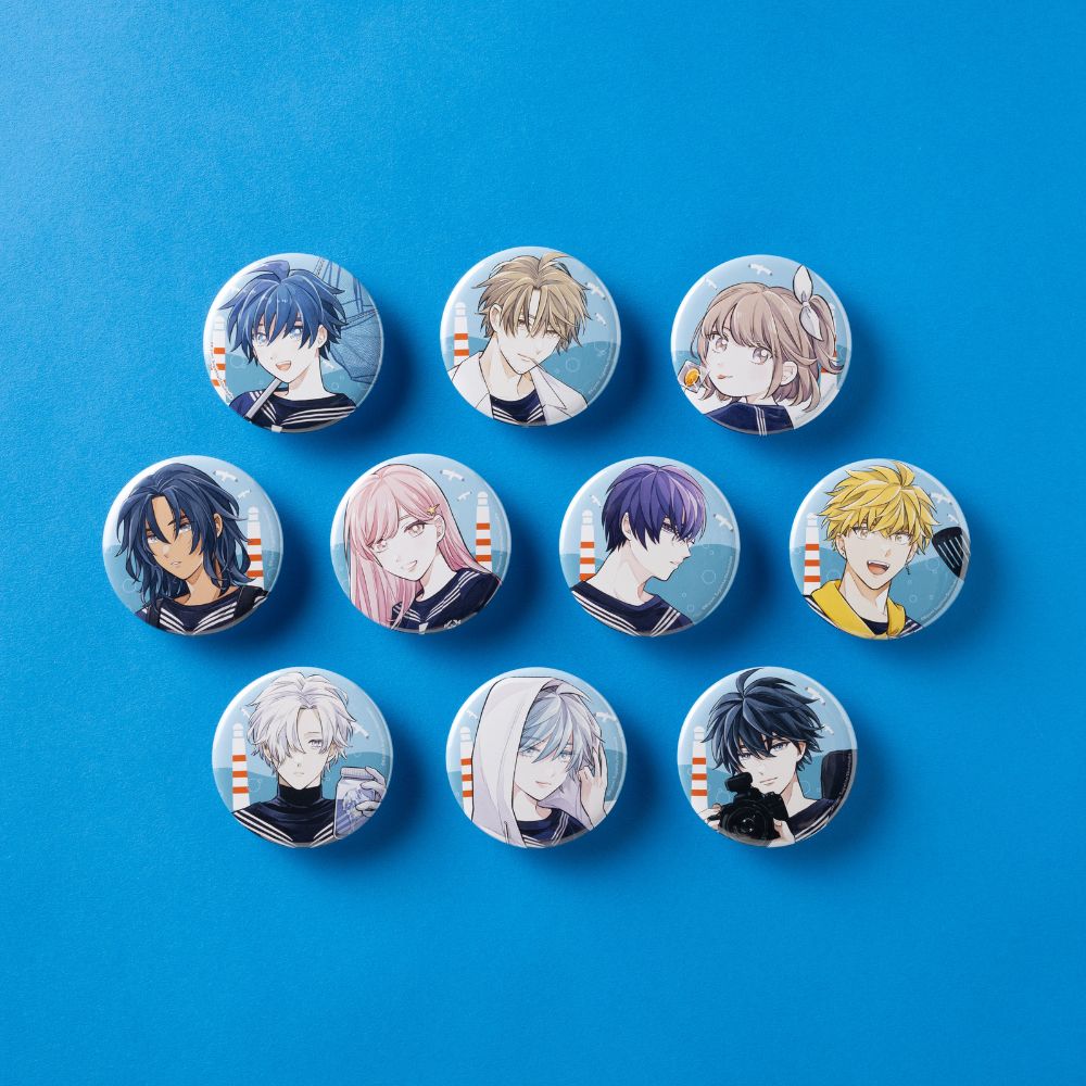 幼魚水族館コラボ『マグメル深海水族館』缶バッジ（大瀬崎なぎさ