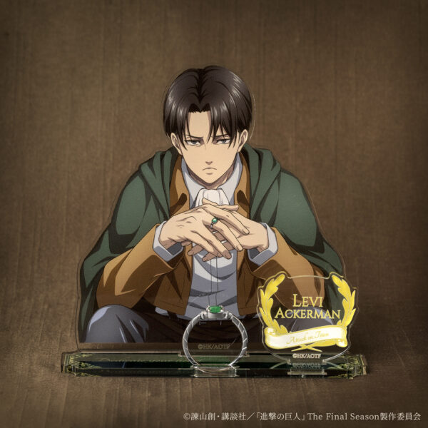 リヴァイ兵⼠⻑バースデー記念の本格的なプラチナリングが発売！ | TV