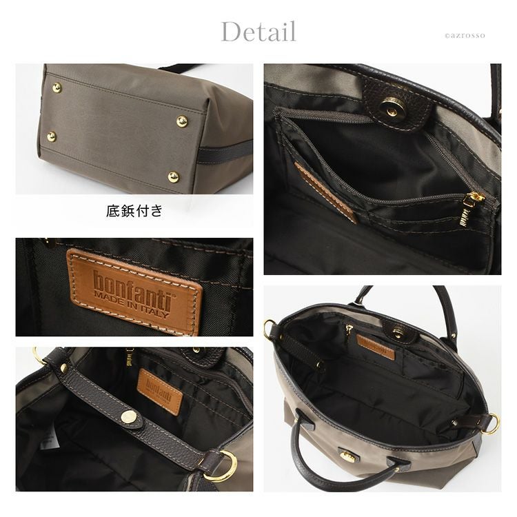 イタリア製 2way ミニトートバッグ レディース リモンタナイロン