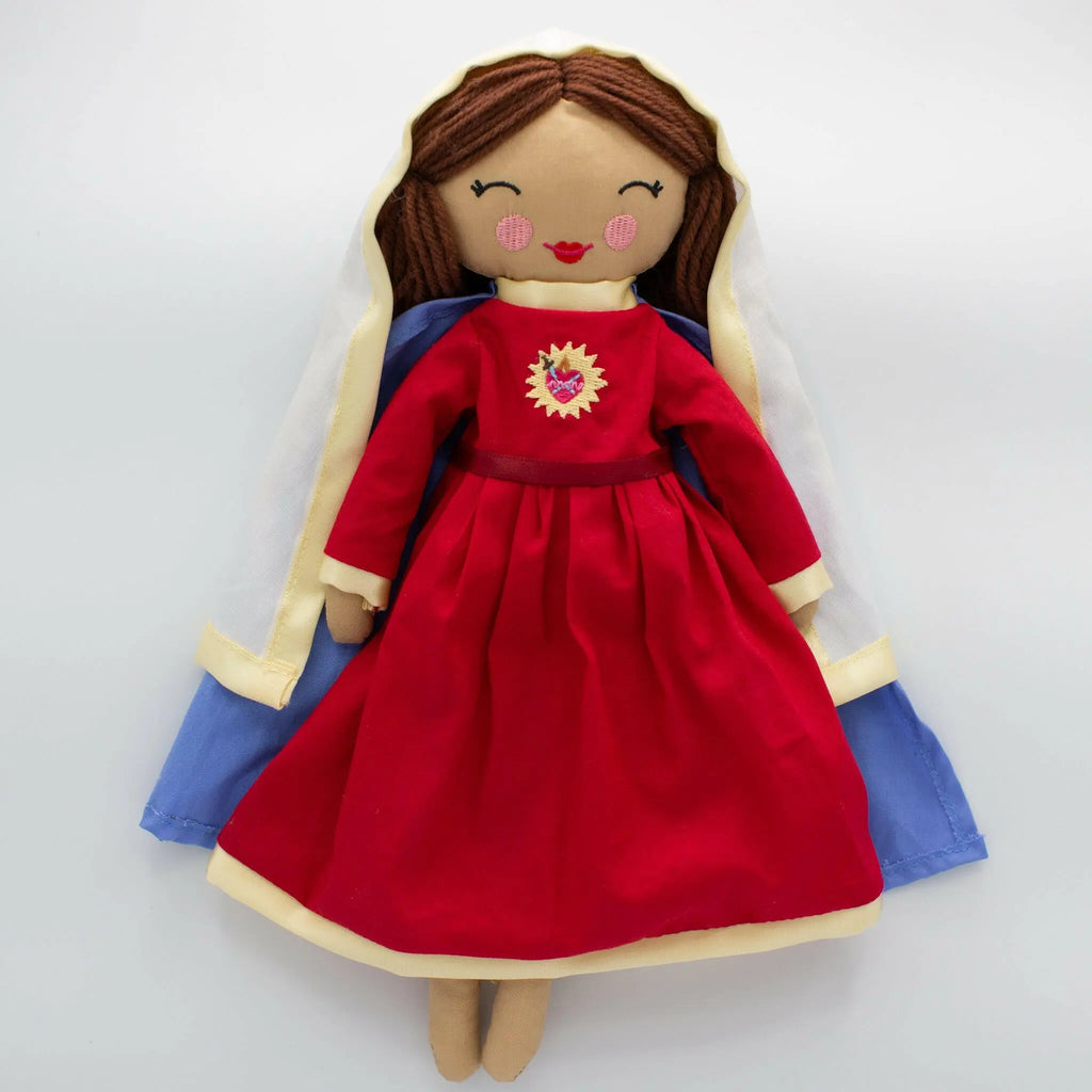 Immaculate Heart of Mary Rag Doll - Shining Light Dolls