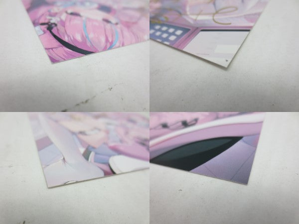 中古】【開封品】湊あくあ がおう 描き下ろし 箔押し複製サイン入り