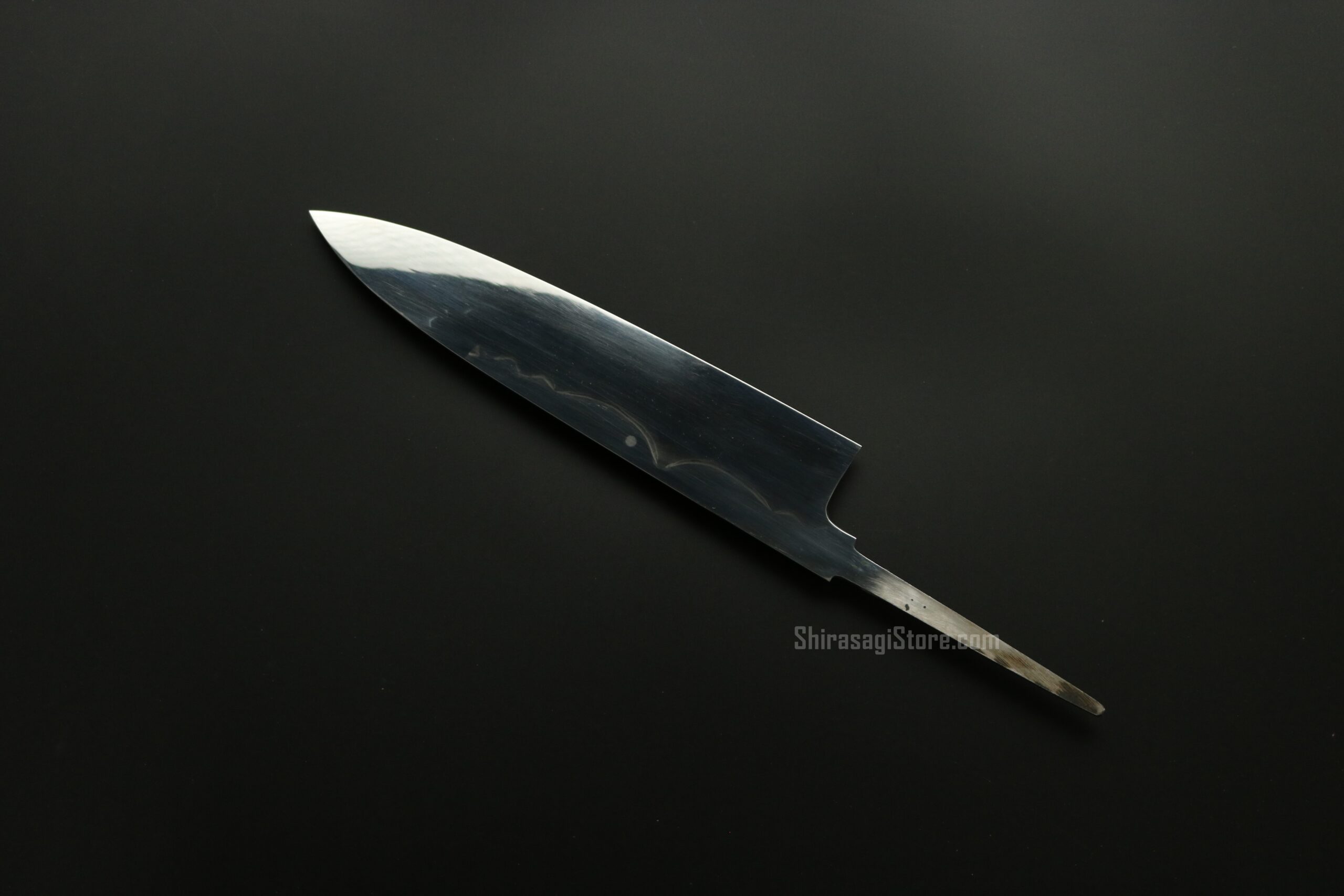 本焼 牛刀 包丁 富士山＆満月 白一鋼 鏡面仕上 8寸 - shirasagistore.com