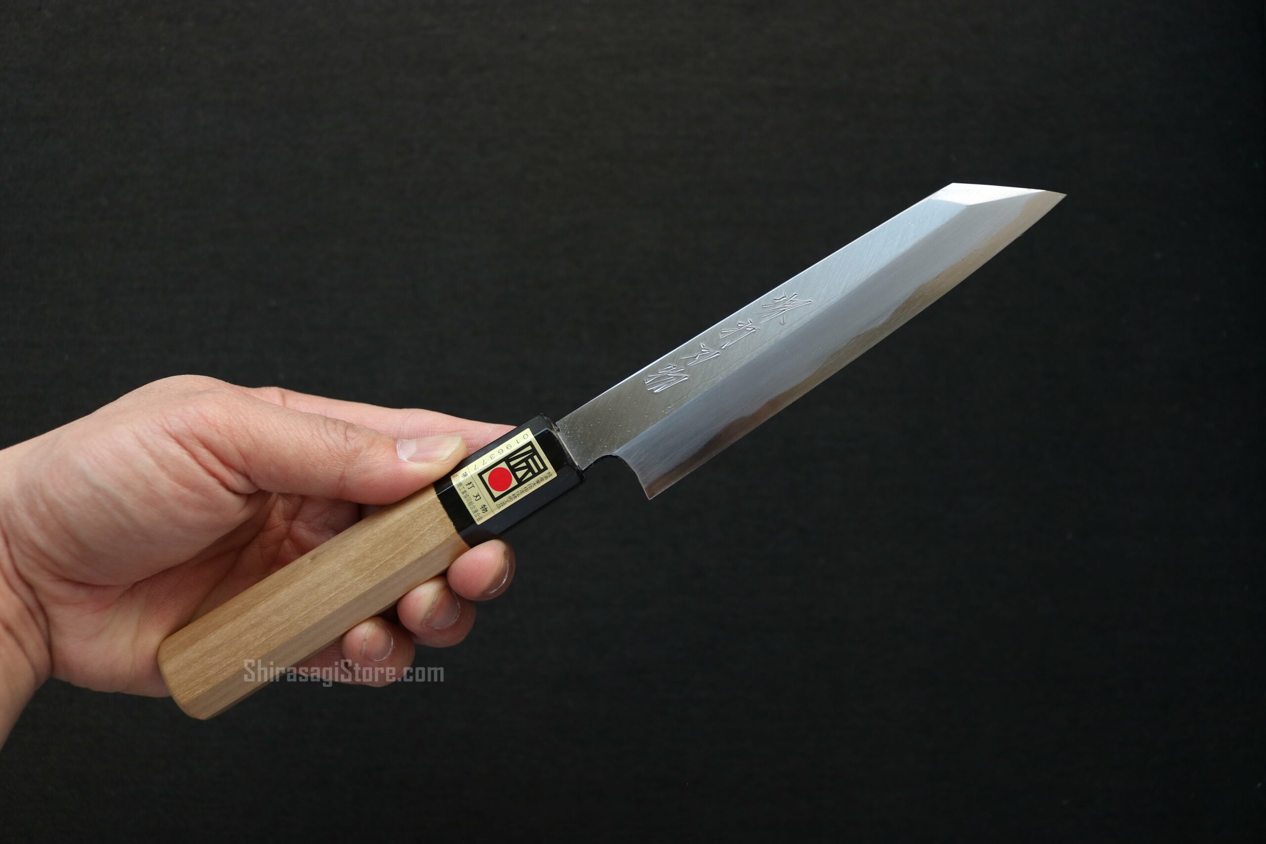 切付 柳刃 包丁 青一鋼 紋鍛錬 5寸 - shirasagistore.com