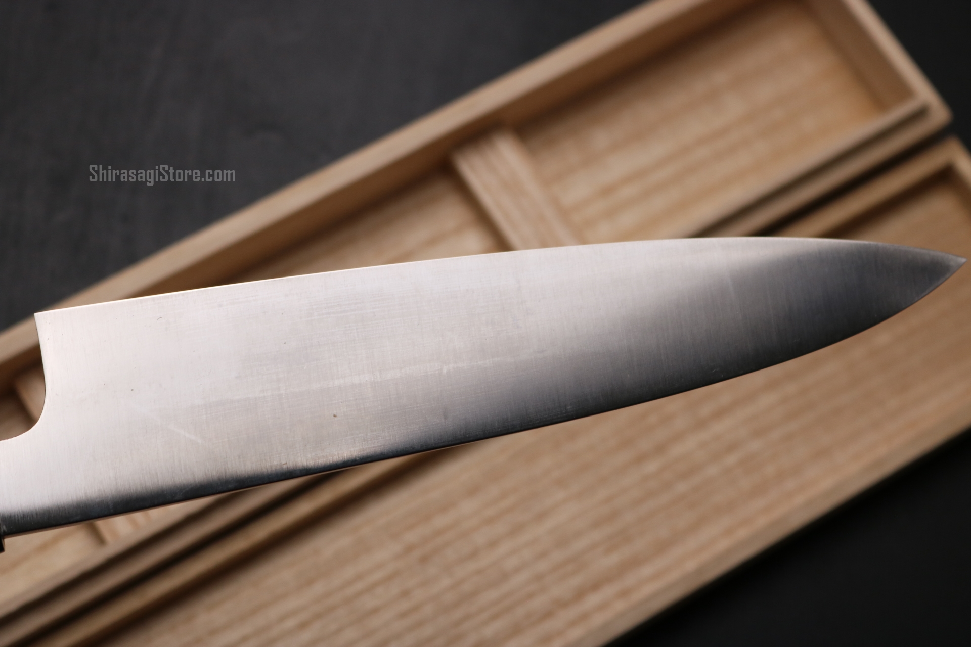 藤原良明作（加藤清志）牛刀 和包丁 青鋼 7寸 桐箱付 - shirasagistore.com