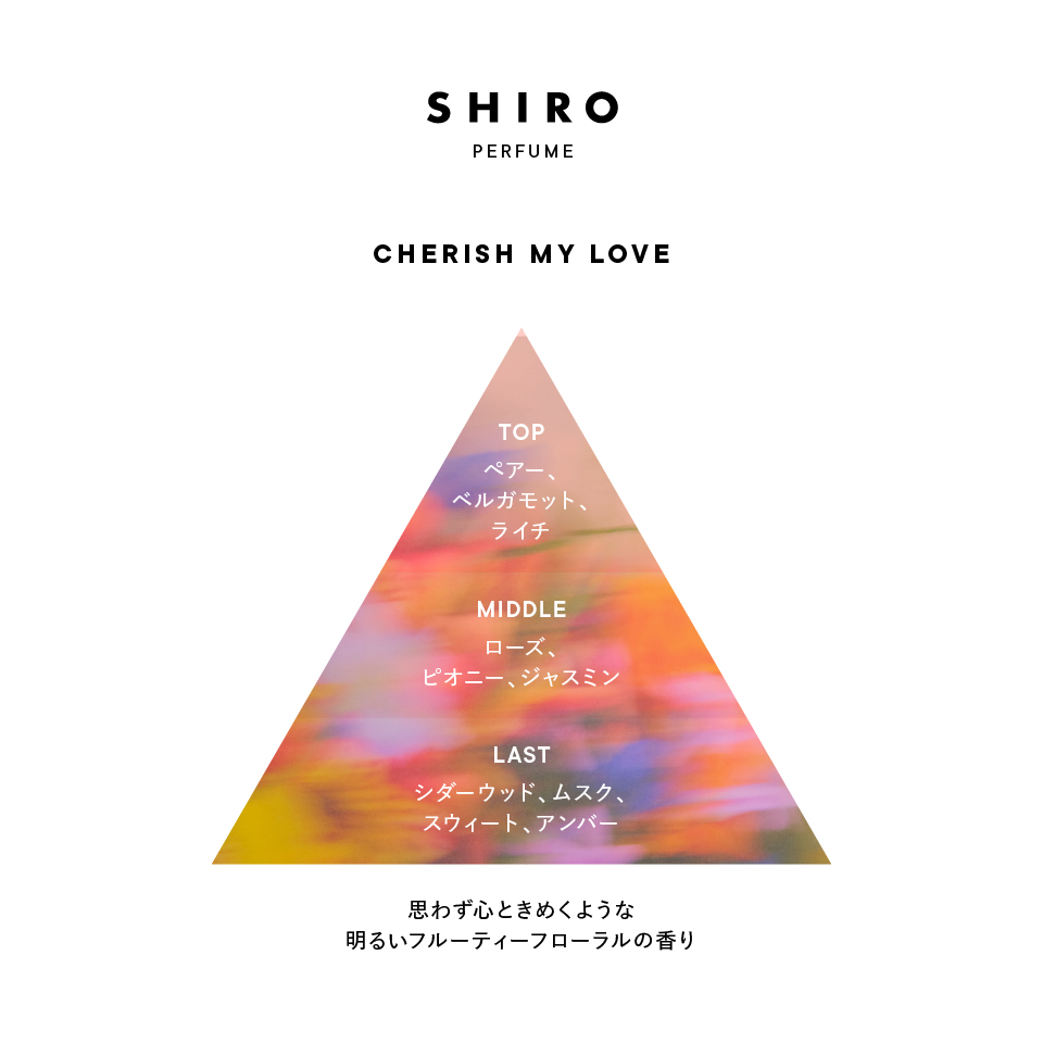 CHERISH MY LOVE トリートメント | SHIROオフィシャルサイト
