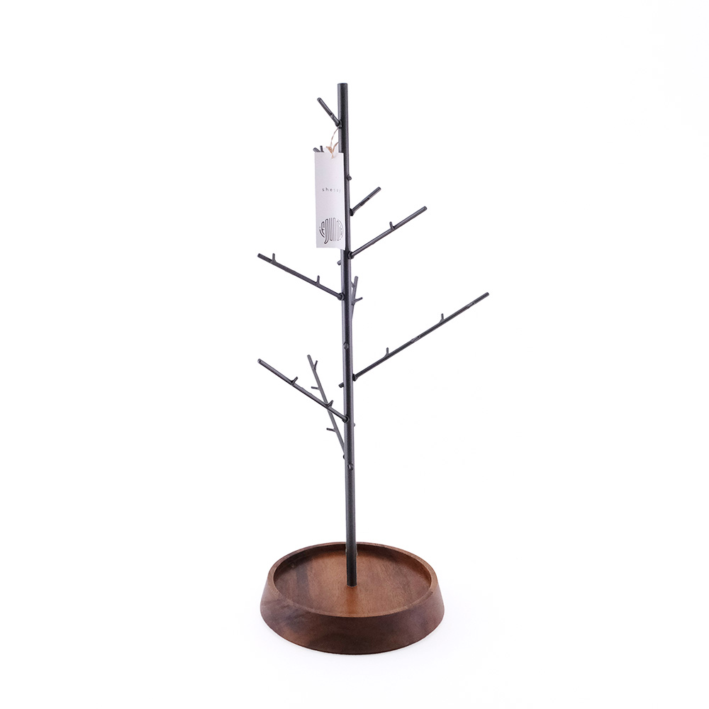 クリスマスツリーにもなるアイアンのアクセサリースタンド（3サイズ