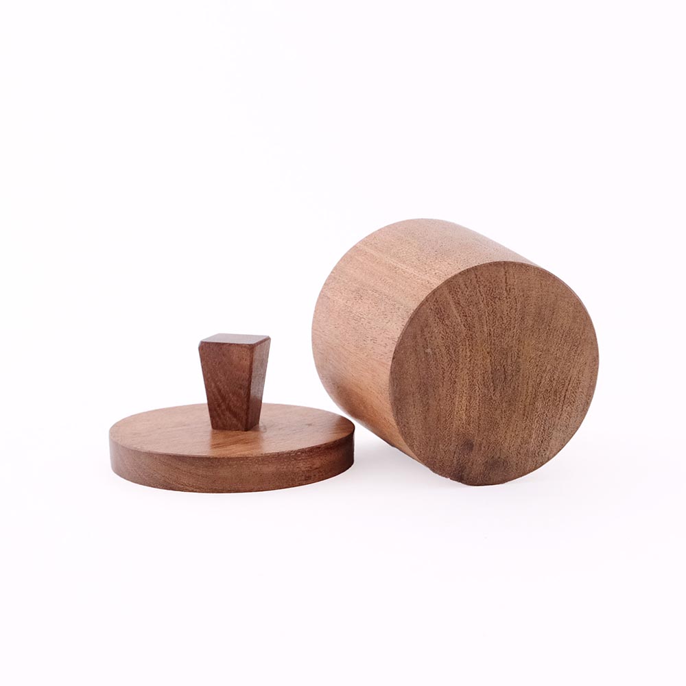 収納も身支度もできる ミラー付きの木の小物入れ | shesay(志成販売