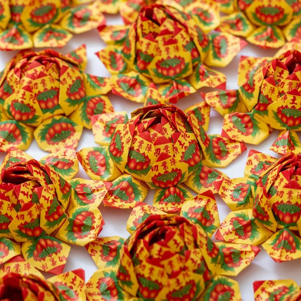 往生蓮花頭【一箱】 - 紙紮、紙紮屋、紙紮車－聖弘紙藝