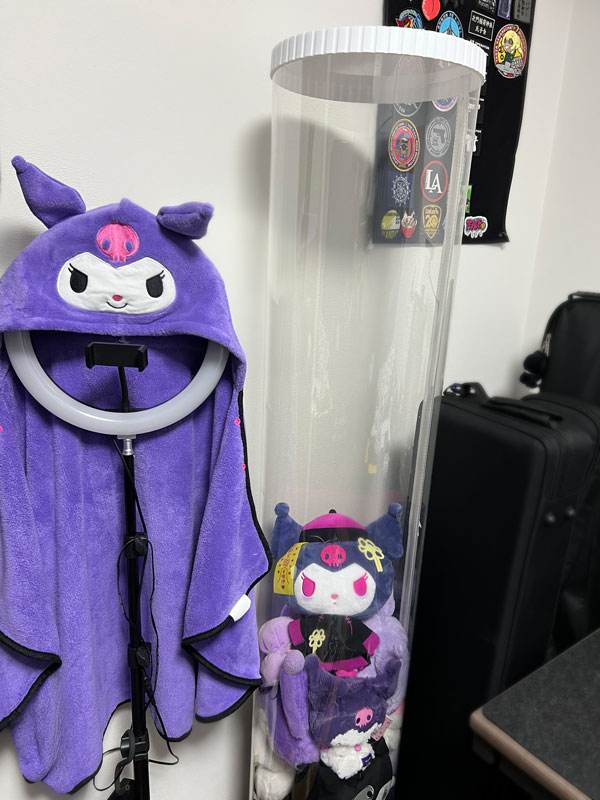 円柱型ぬいぐるみ収納ケース（ぬいぐるみタワー）購入レビュー『クロミ