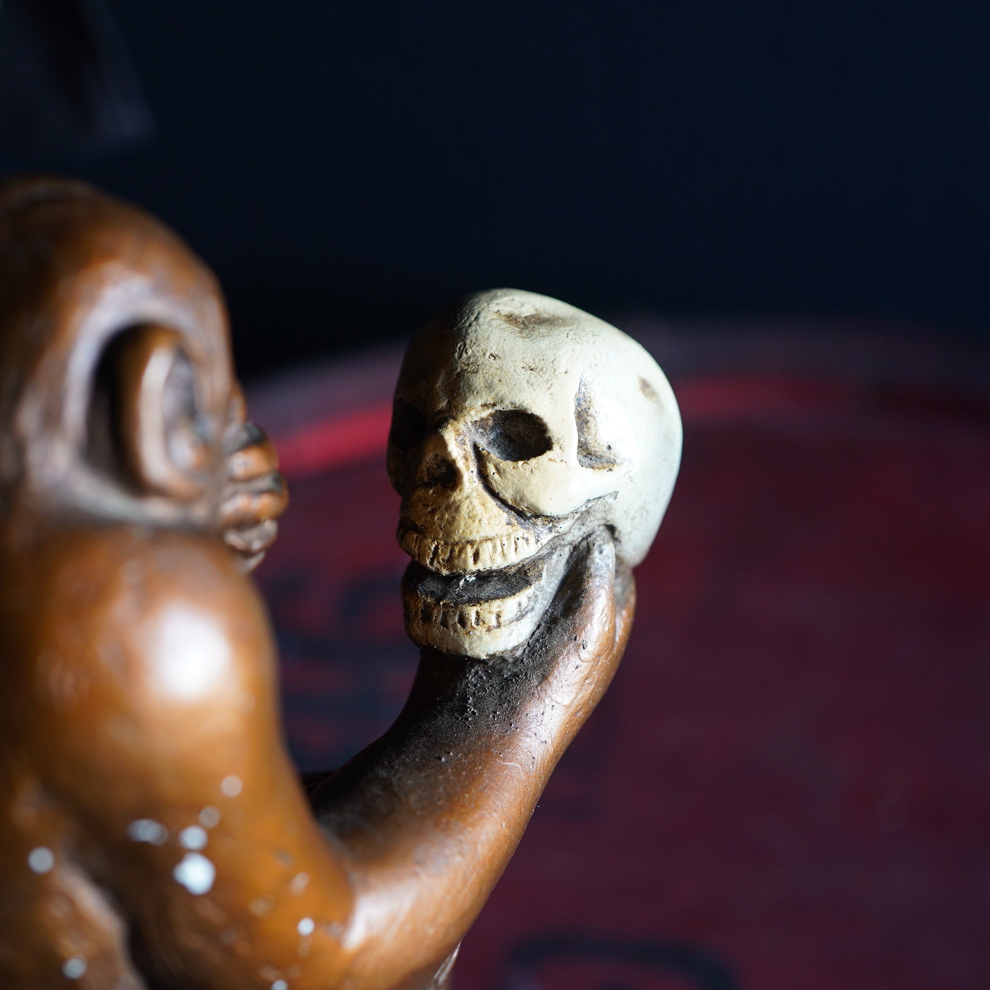 1960's 頭蓋骨を持つ猿 オブジェ – SK OLDIES