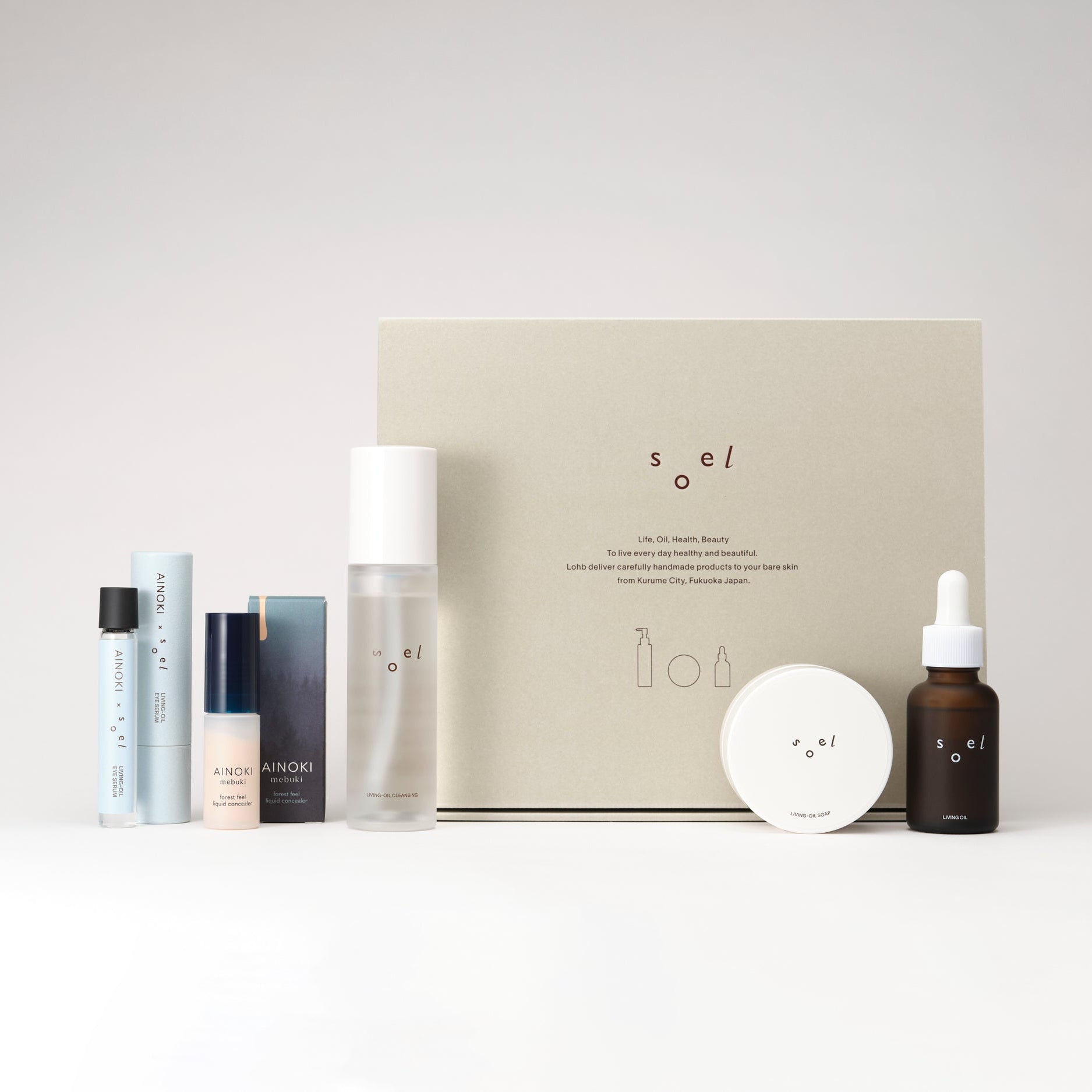 コラボ限定 AINOKI×soel スペシャルセット（フローラルウッド）