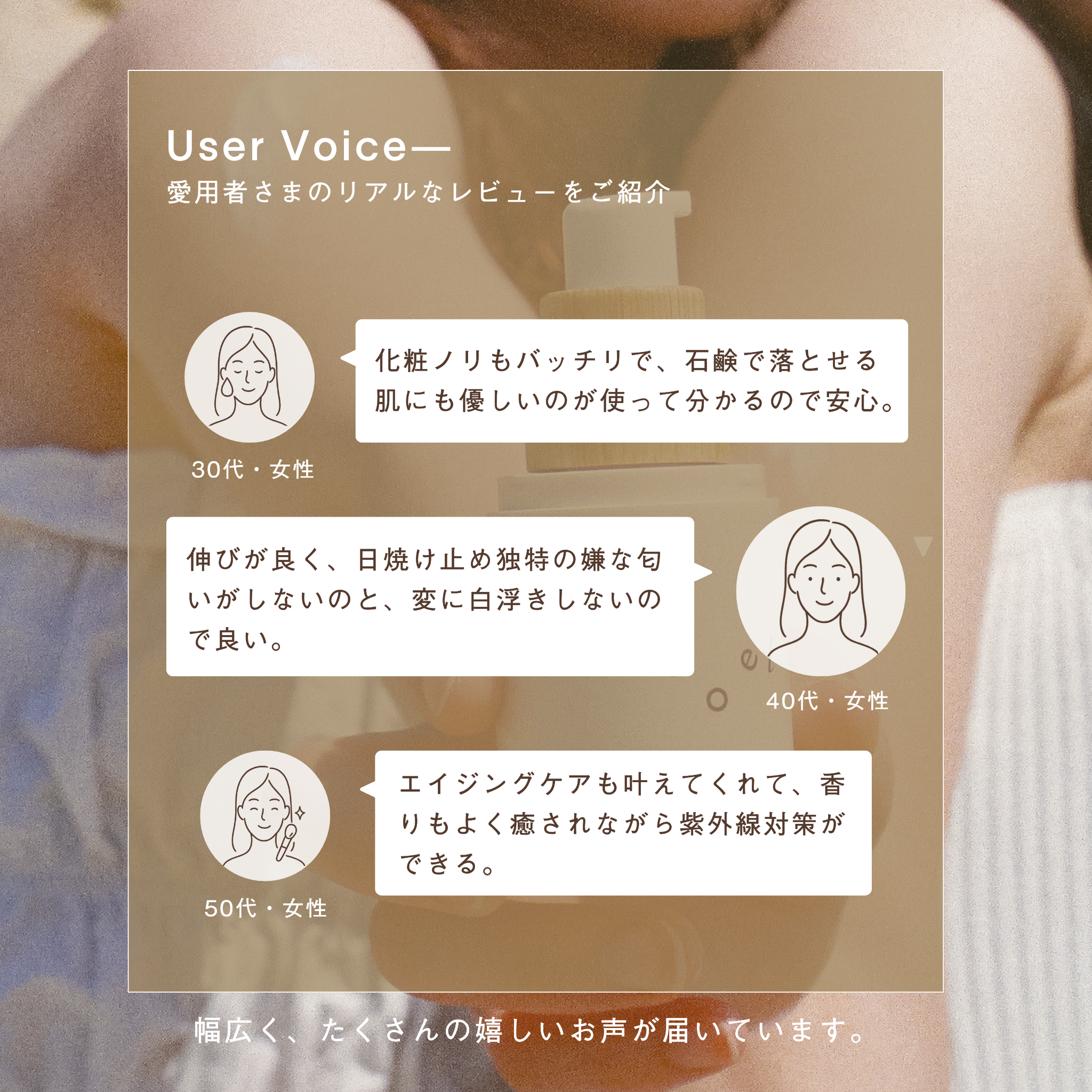 LIVING-OIL UV CREAM 日焼け止めクリーム〈SPF50+・PA++ 30g〉