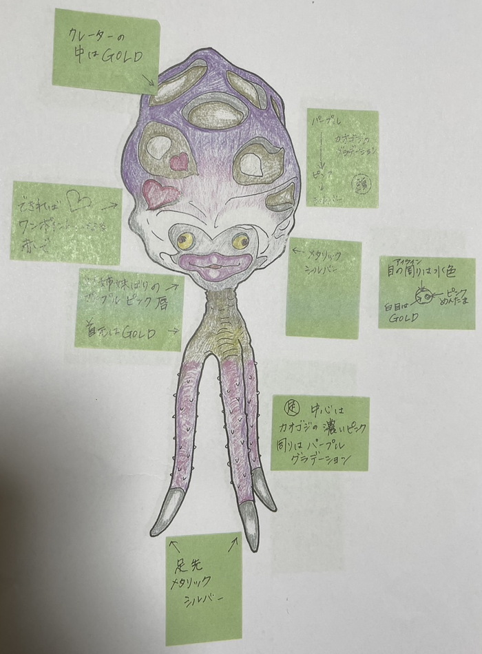 M1号からはブルマァク復刻版「ペギラ蓄光版」、そして鵜川薫さん彩色