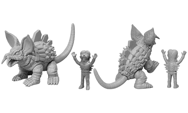 M.A.T］から原型スクープが2セット！ この怪獣＆ミニ星人セットは