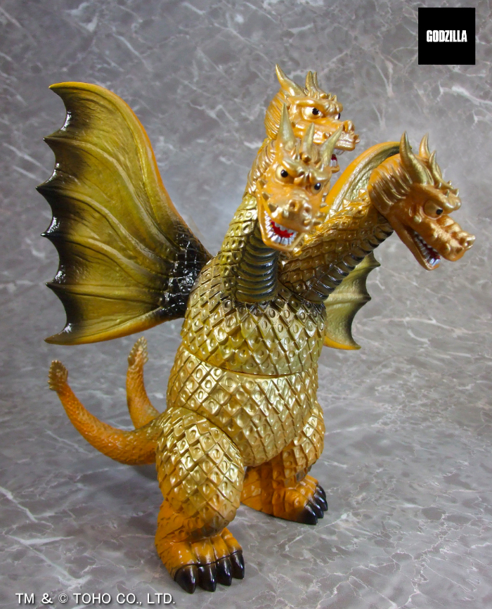 プレックスからポピーの「グレートザウルス」シリーズに「キングギドラ