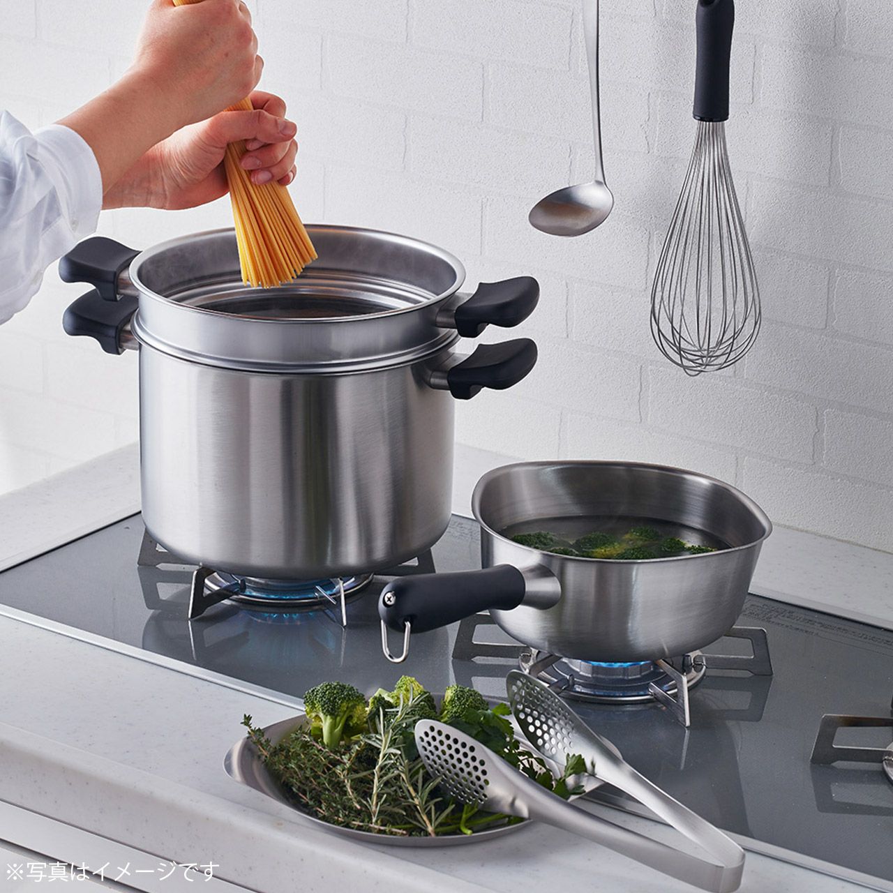 柳宗理ステンレスパスタパン22cm|《公式》ソルヴィータ(Solvita)