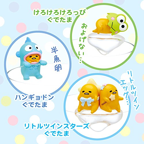 Gudetama - Hello Kitty - Gudetama X Sanrio Character Fuchi Mascot