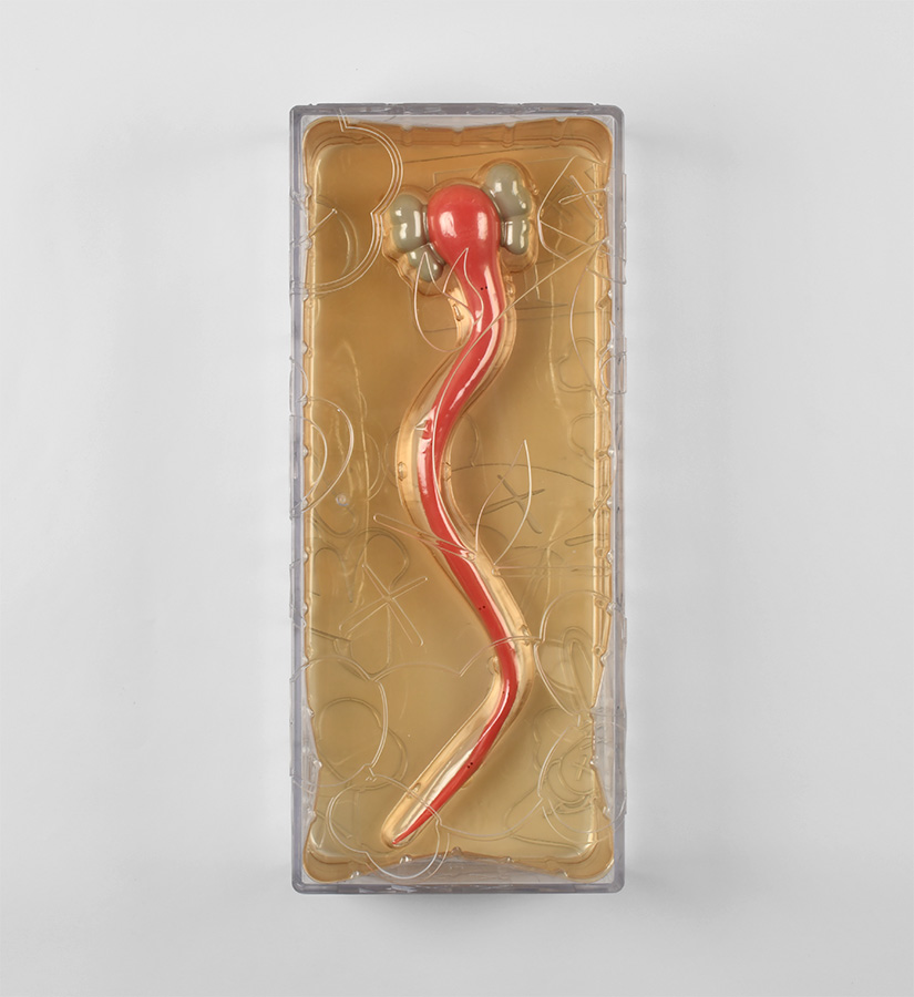 Kaws - Bendy (red) - Art toys - Sculpture - Limited edition