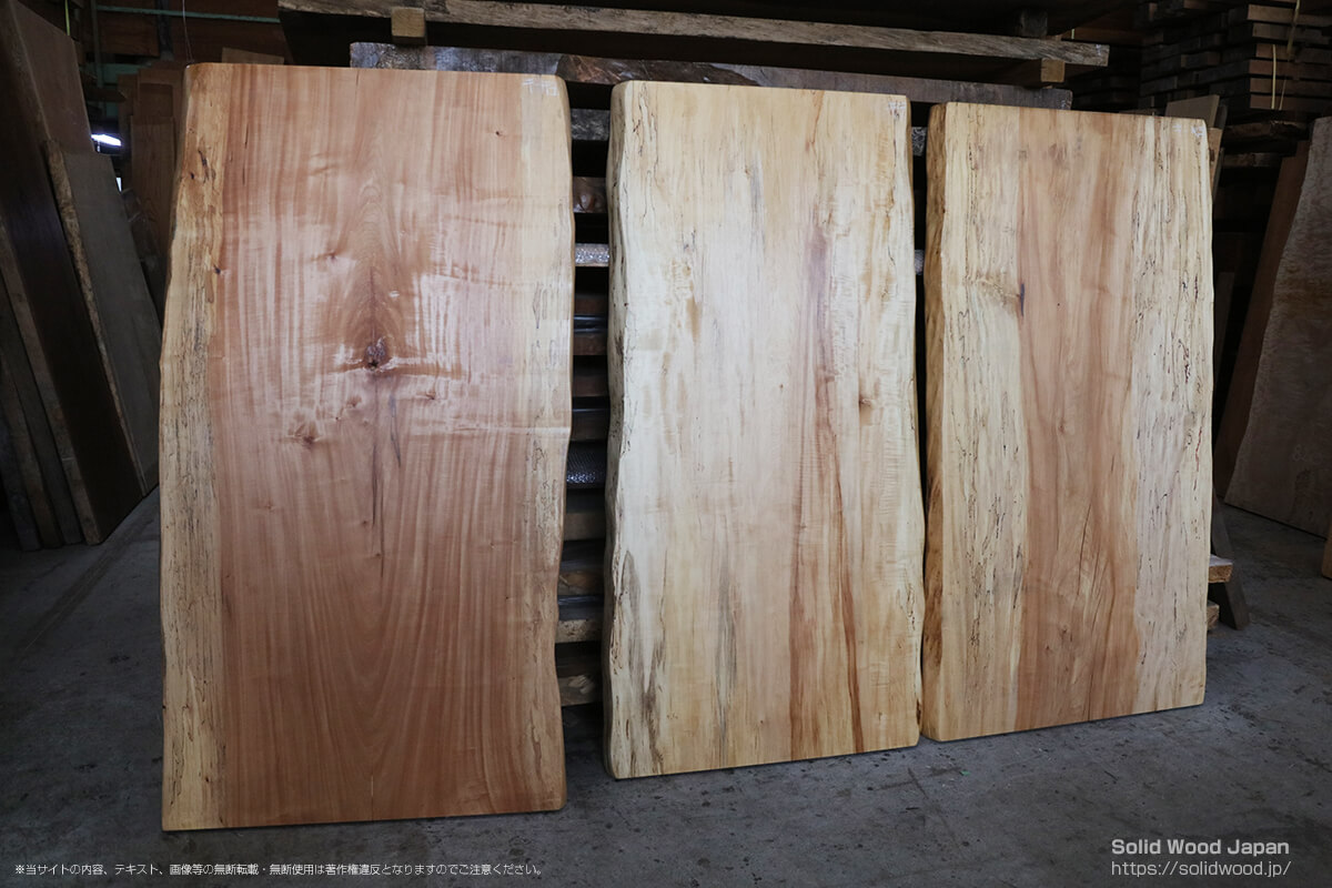 トチスポルテッドモク（栃スポルテッド杢）の一枚板 | 無垢材とは | 一