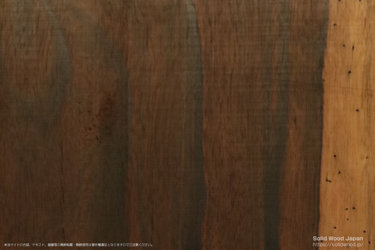 シマコクタン（縞黒檀）の一枚板 | 無垢材とは | 一枚板比較