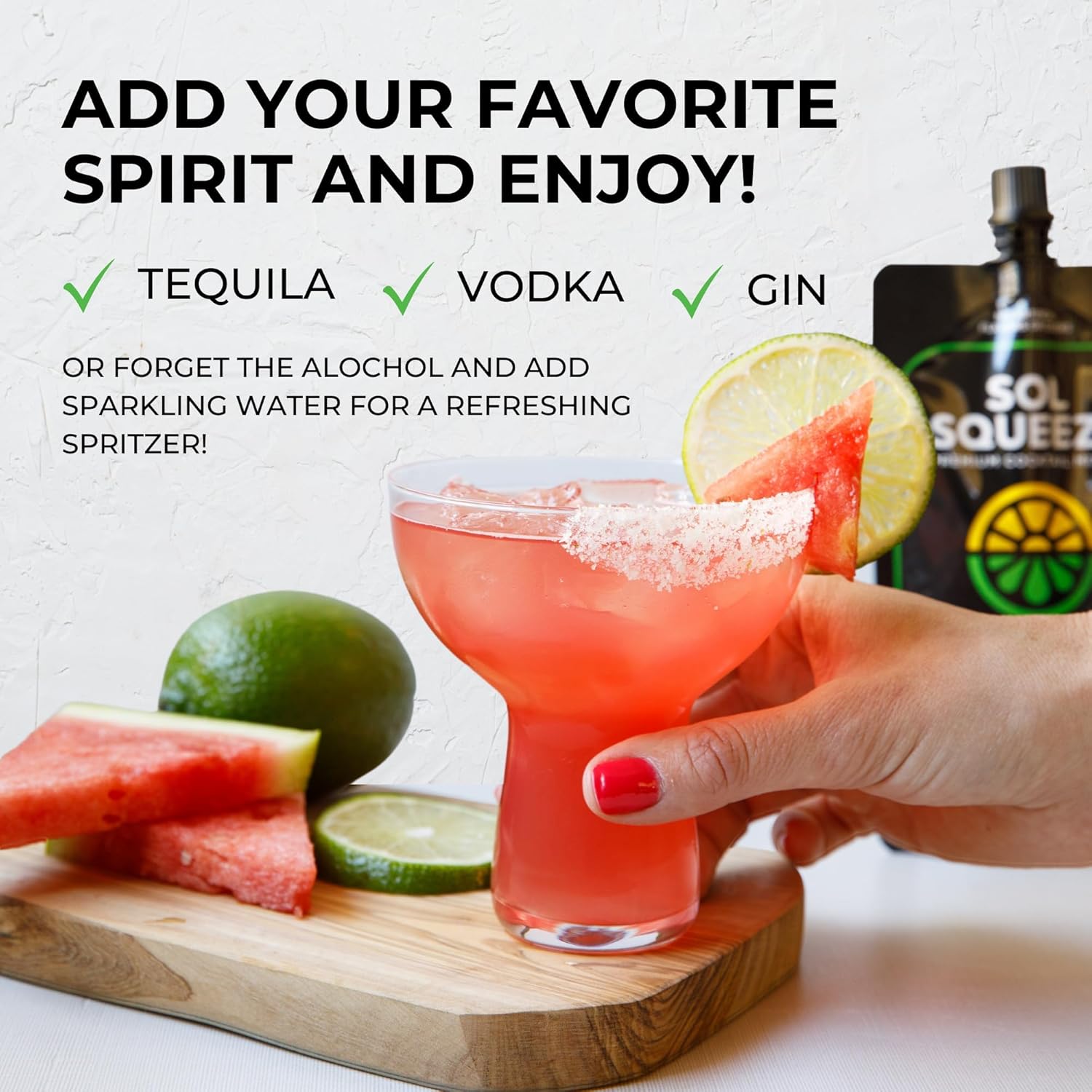 Watermelon Cocktail Mix | Sol Squeeze – SOL SQUEEZE