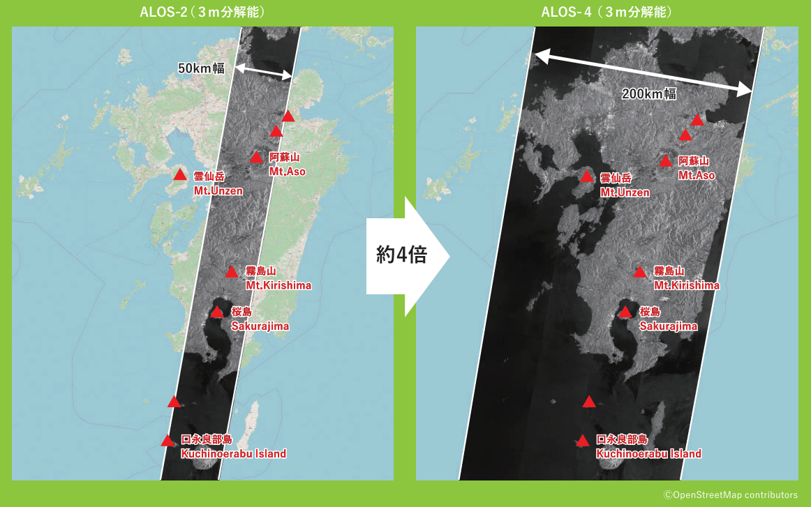 痒いところに目が届く！ 観測幅200kmの先進レーダ衛星「ALOS-4」が