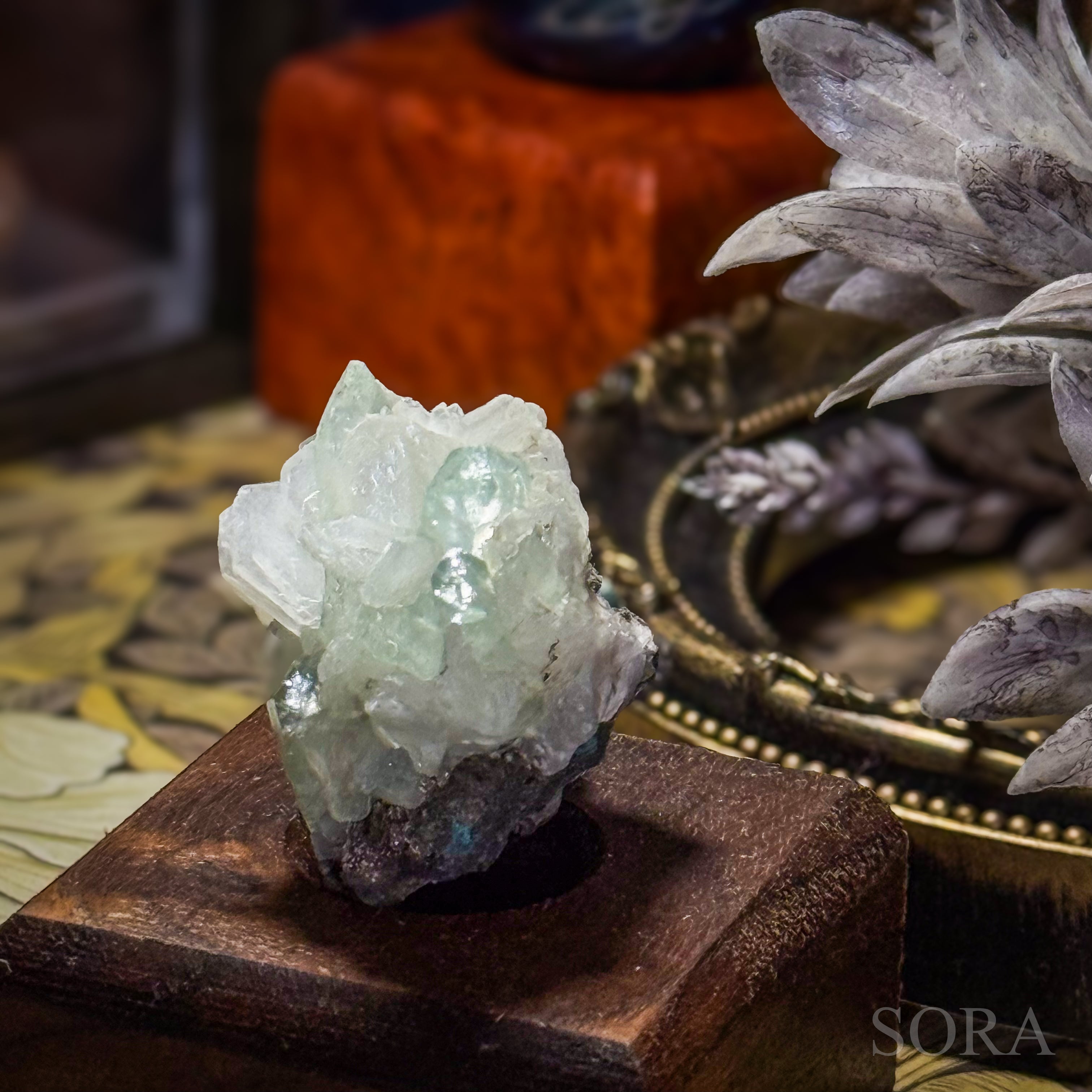 インド産 グリーンアポフィライト 1個 – SORA