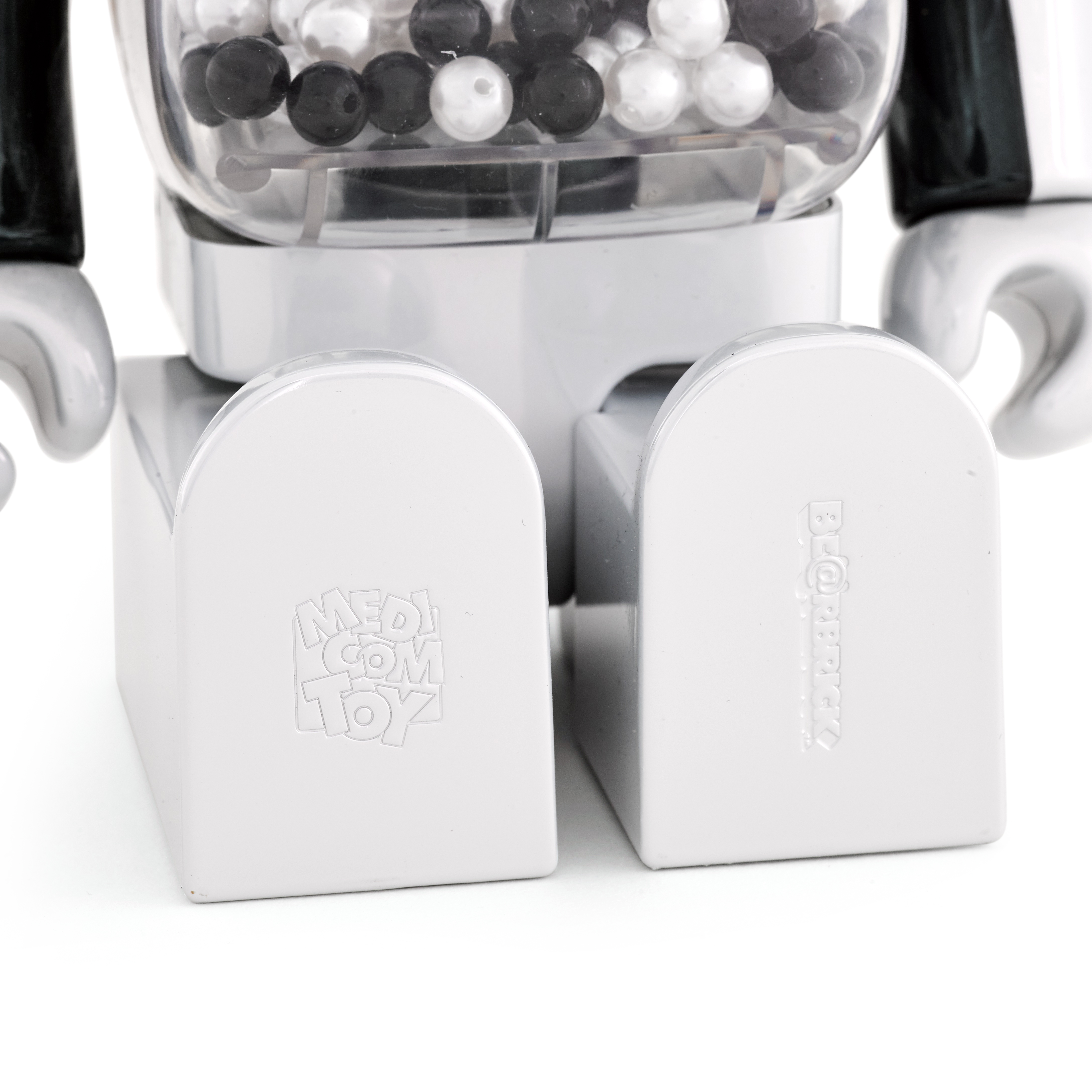 Medicom Toy My First BEARBRICK Baby Innersect White 100% And 400