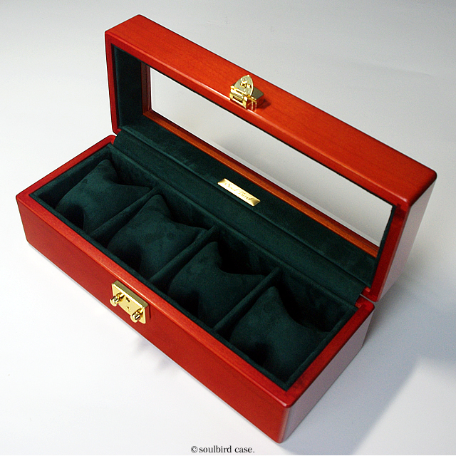 メイプル材5本用の時計ケース | 高級時計ケースのソウルバード