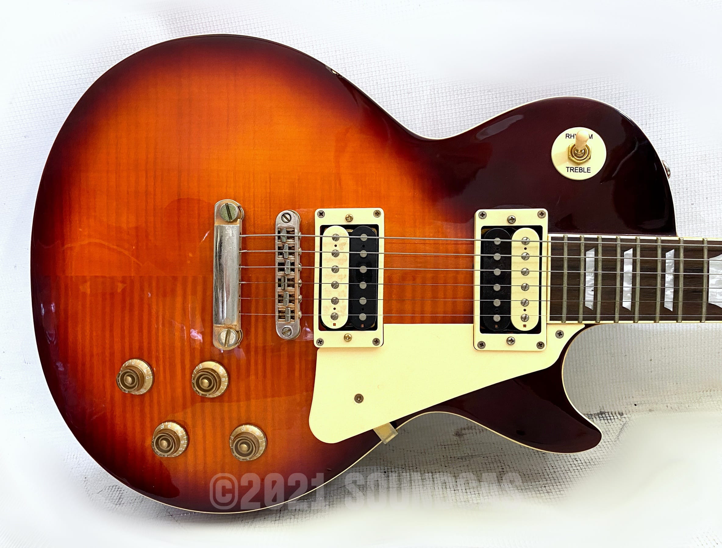 Aria Pro II Blitz Leopard - Les Paul Copy FOR SALE – Soundgas