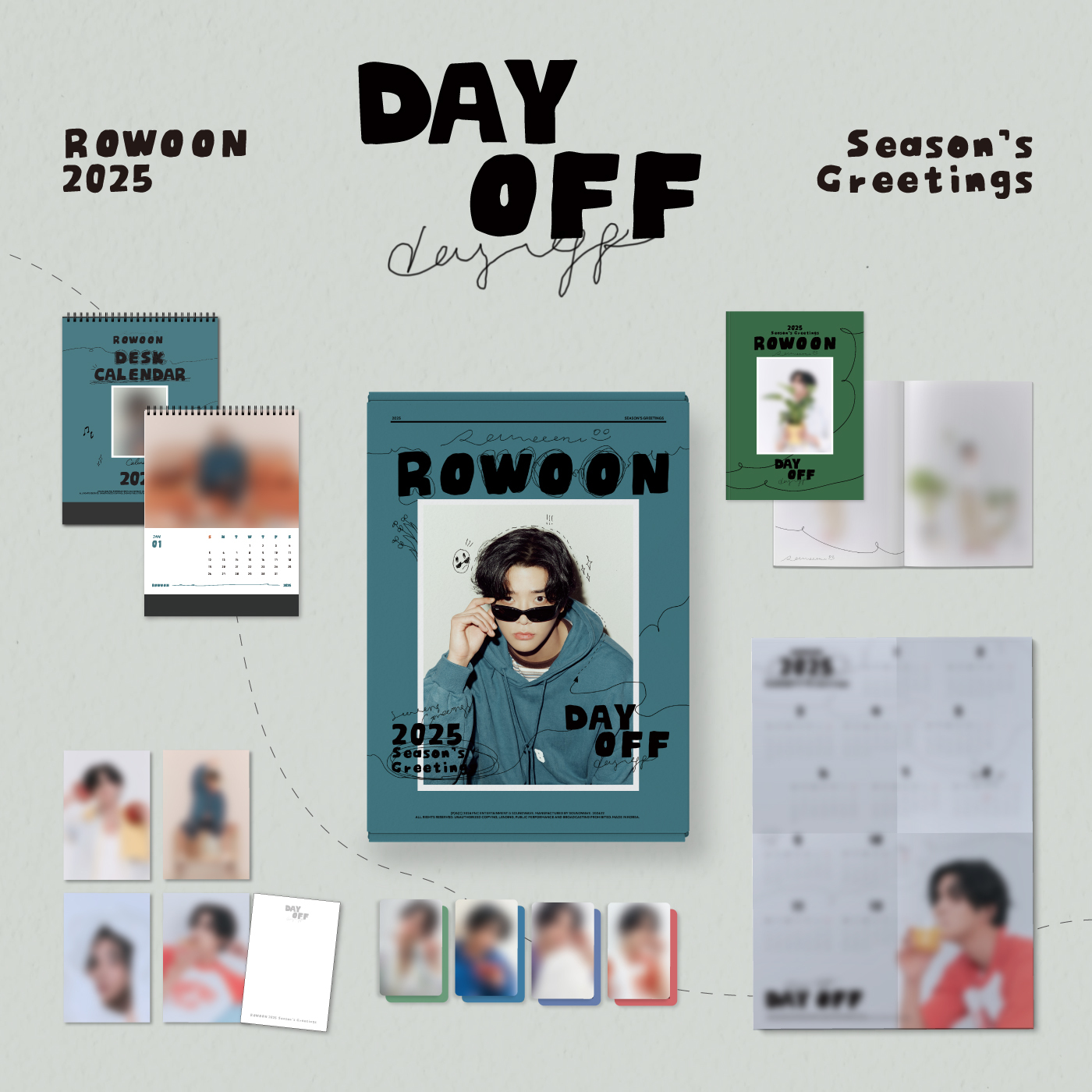 RO WOON 2025 SEASON'S GREETINGS - DAY OFF | SOUNDWAVE JAPAN ONLINE