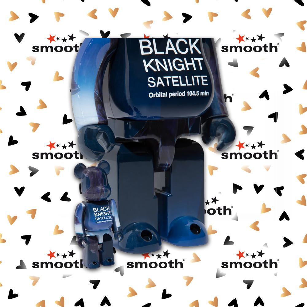 Medicom Toy Black Knight Satellite Bearbrick Set 100% 400%