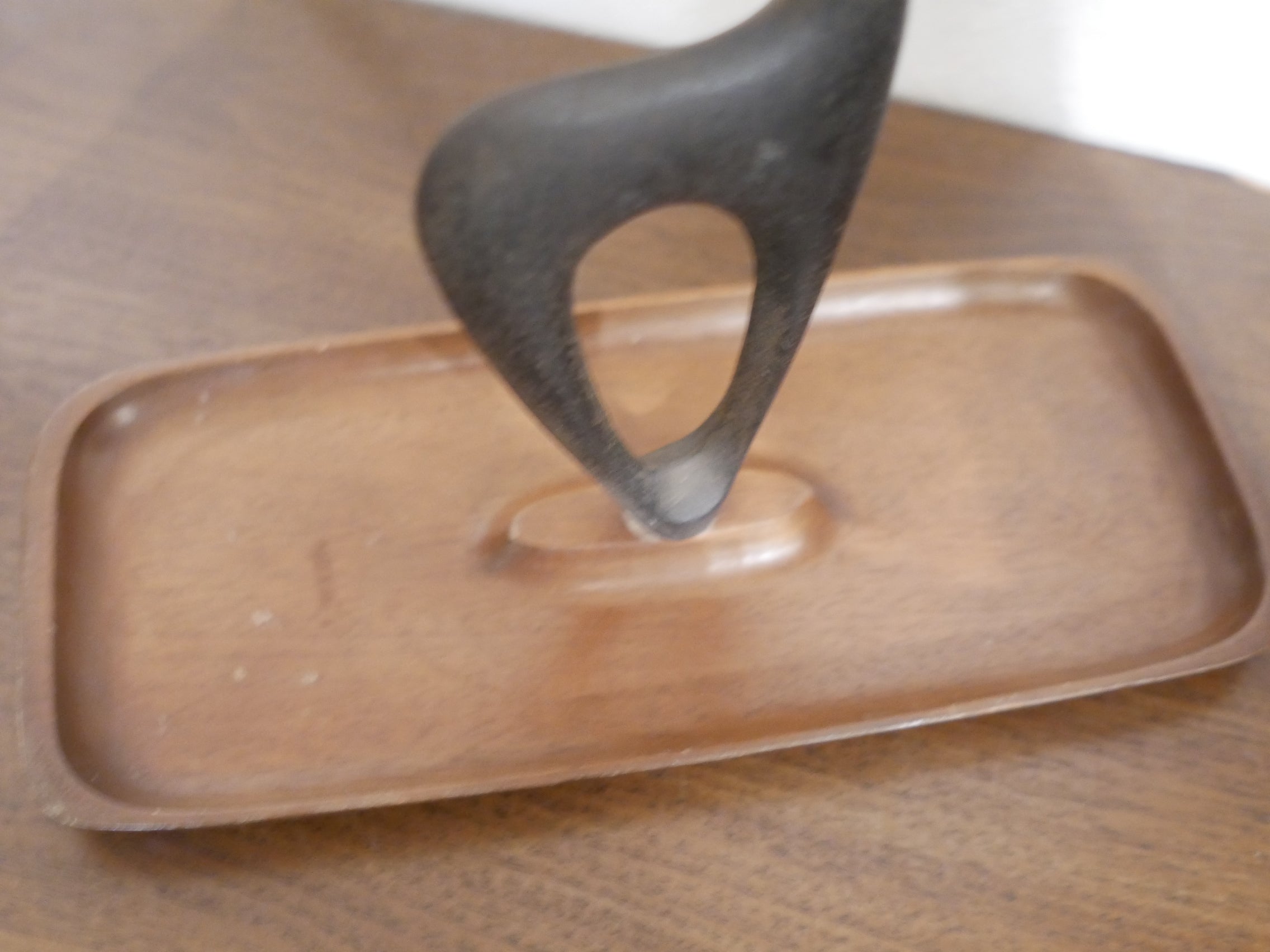 南部鉄器【ルームフレンド】鹿のトレイ 馬場忠寛 70年代 ヴィンテージ