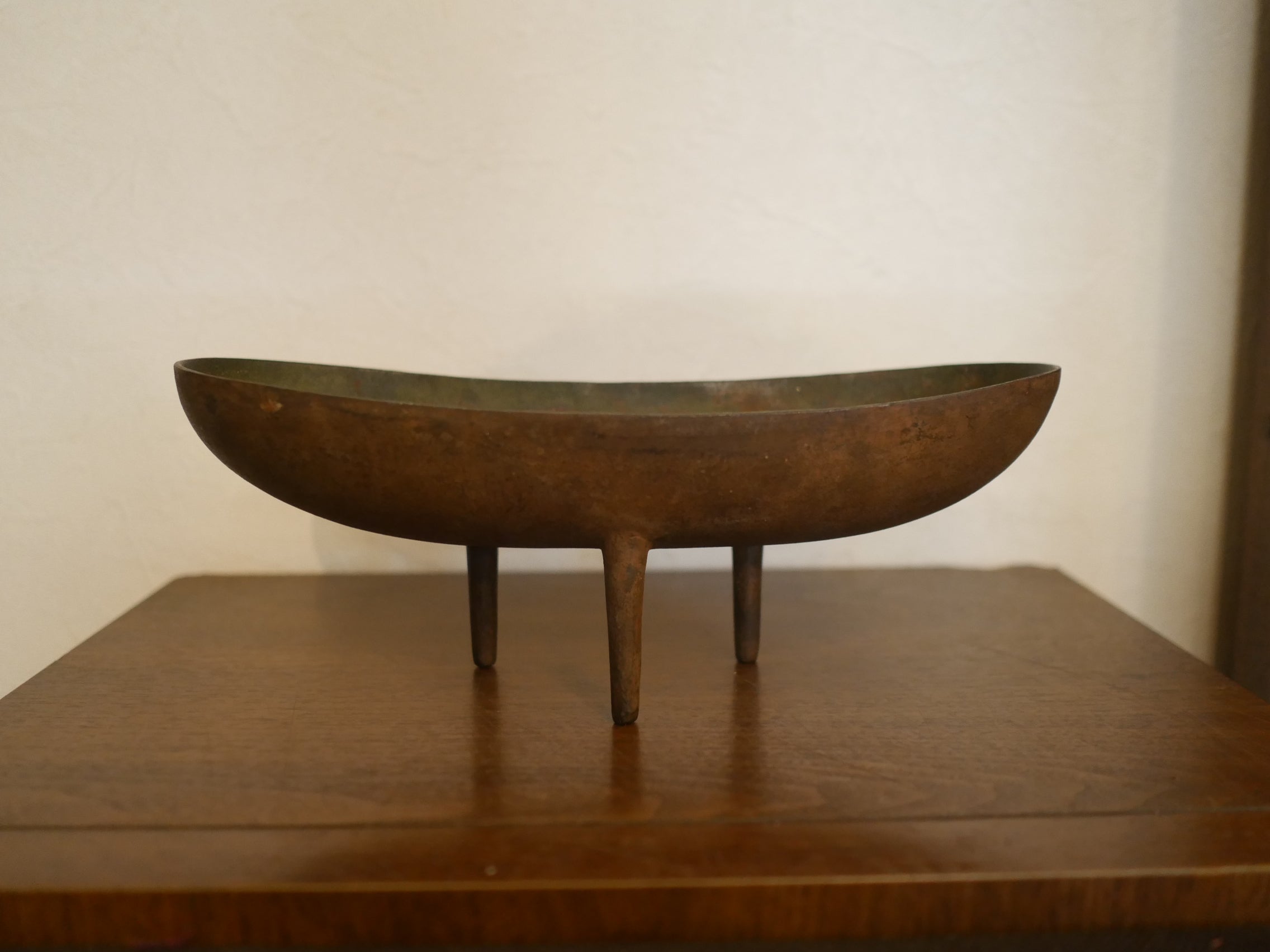 南部鉄器 三つ足水盤 花器 鋳物 鋳造 ヴィンテージ 伝統工芸