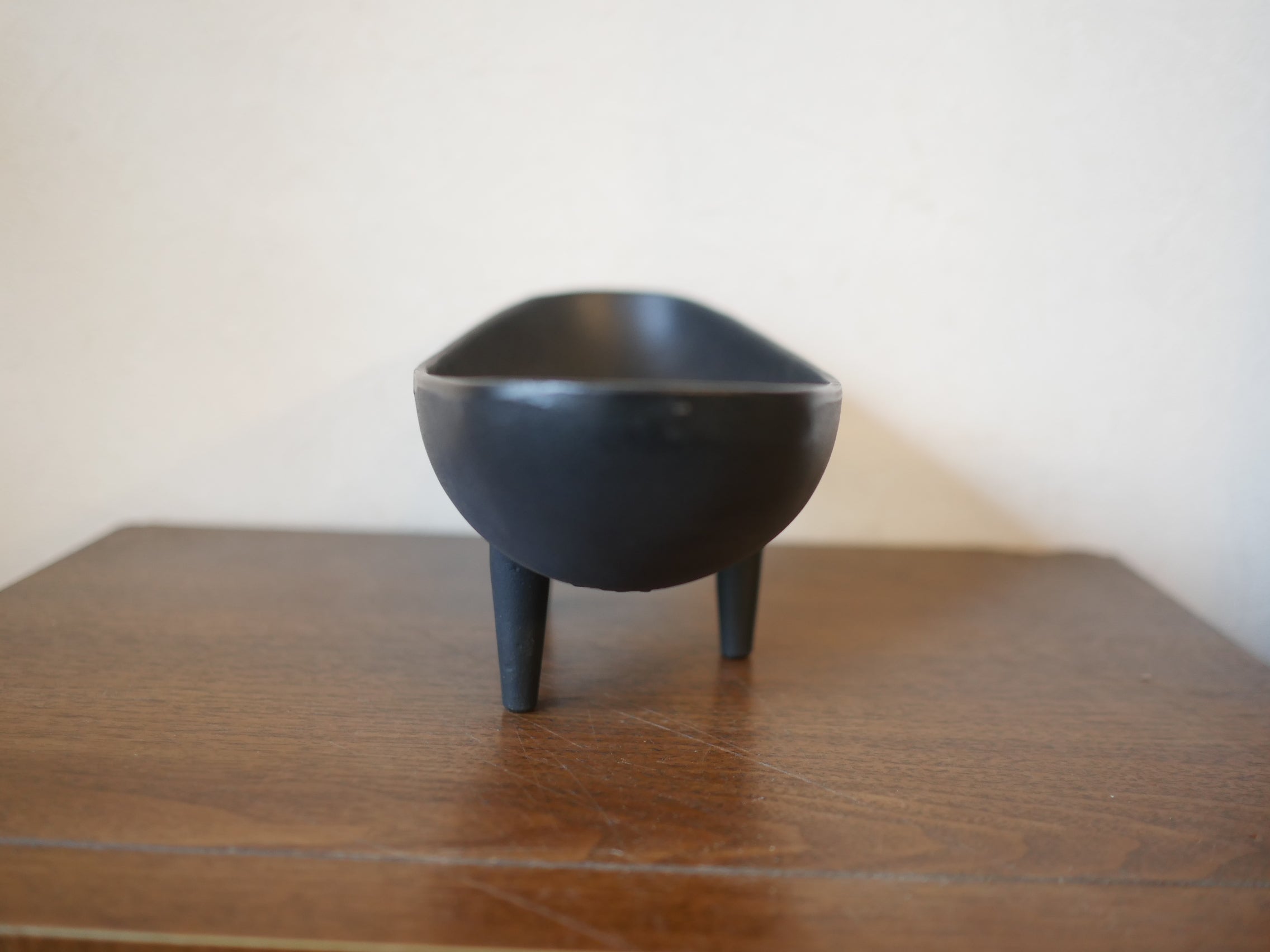 南部鉄器 盛栄堂 三つ足水盤 未使用美品 ヴィンテージ デッドストック