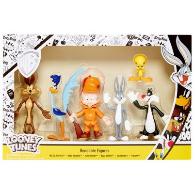 Looney Tunes NJ Croce 6 Piece Bendable Action Figure Boxed Set