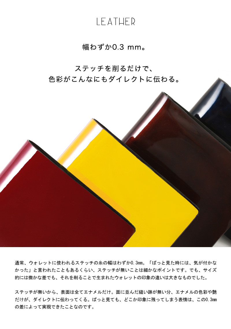 SLUR スラー エナメル二つ折り財布 volanteヴォランテ 【4月16日頃出荷