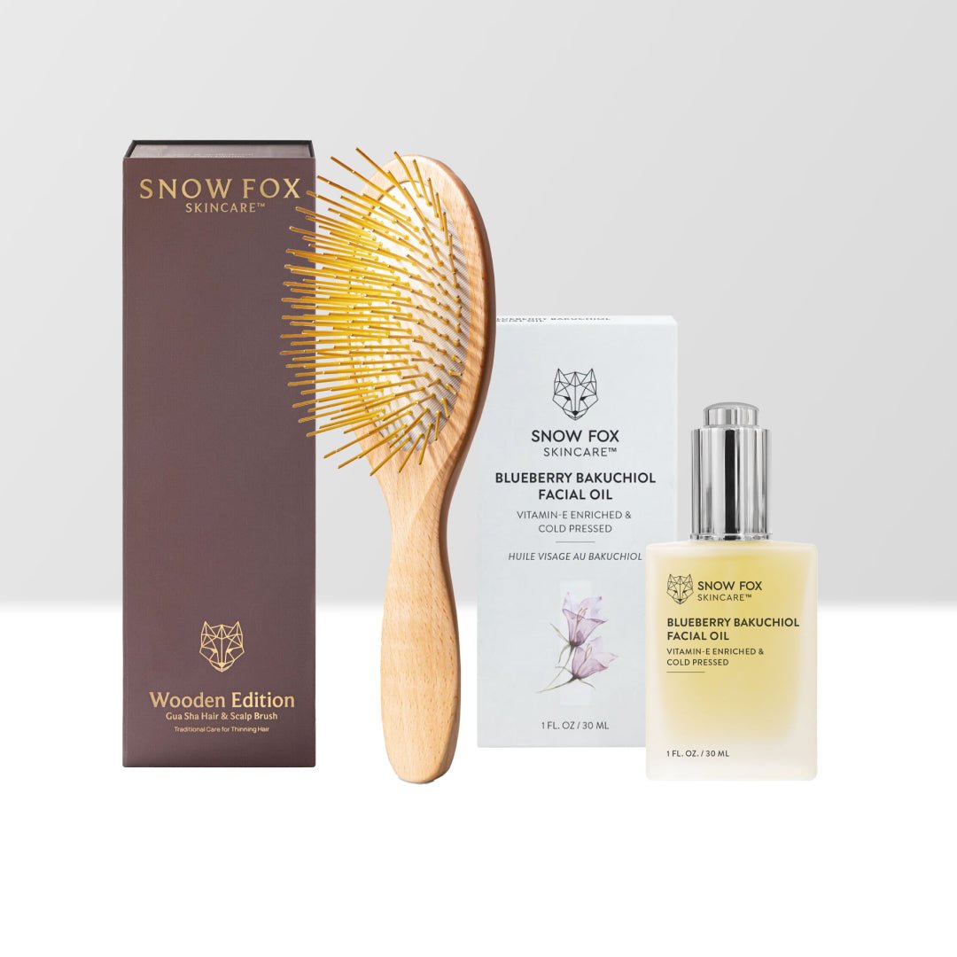 プレミアム FOXカッサ ウッド ヘアブラシ｜ SNOW FOX SKINCARE スノー