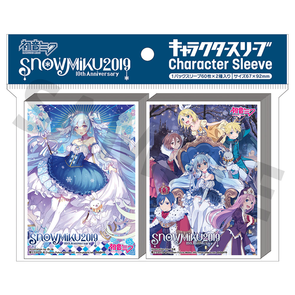 グッズ]SNOW MIKU 2019 キャラクタースリーブ（B） - SNOW MIKU 2019