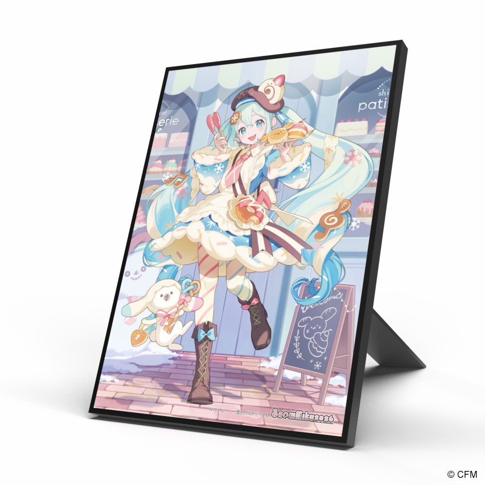 グッズ]SNOW MIKU 2026 スタンド式A5パブミラー｜SNOW MIKU 2026