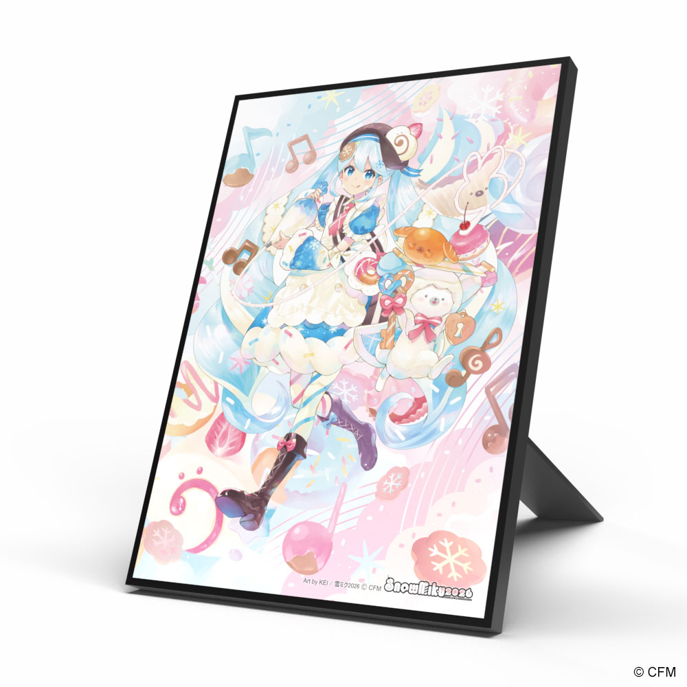 グッズ]SNOW MIKU 2026 スタンド式A5パブミラー｜SNOW MIKU 2026