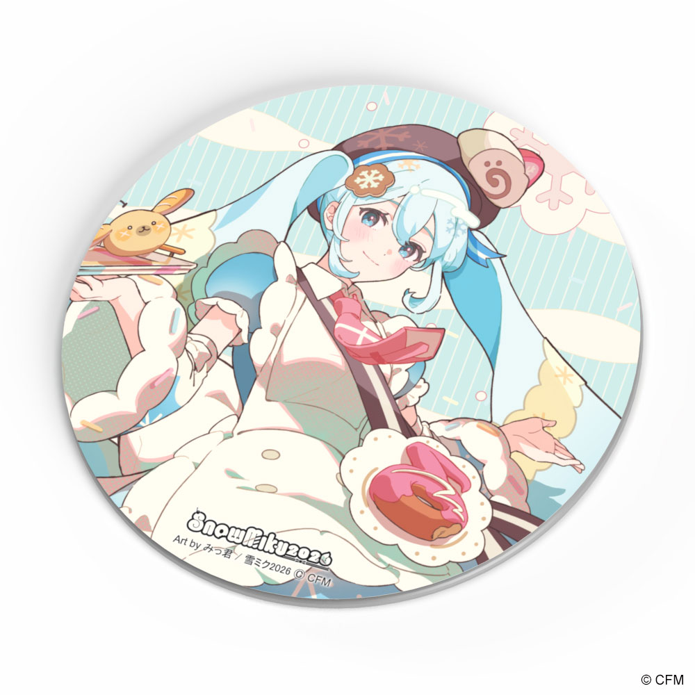 グッズ]SNOW MIKU 2026 コースターパブミラー｜SNOW MIKU 2026