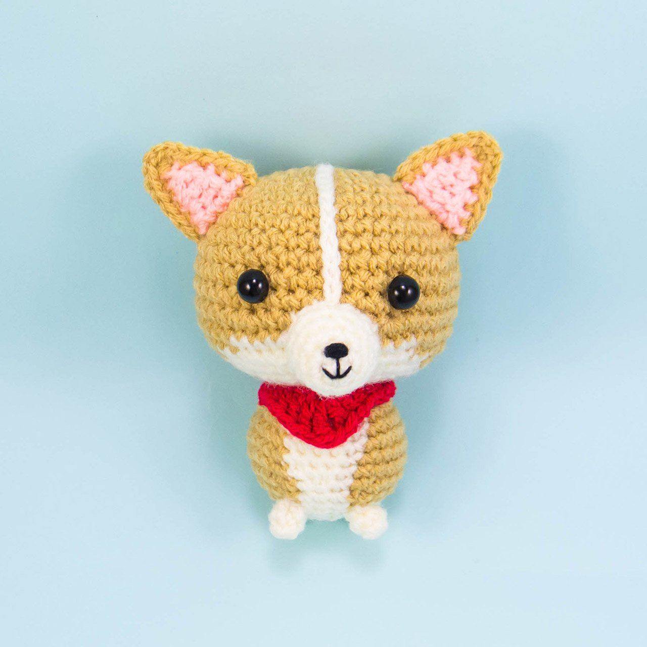 Toto the Corgi Amigurumi Pattern – Snacksies Handicraft