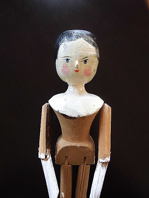 アンティーク ペグドール オランダ人形 人形の家 - SNAP