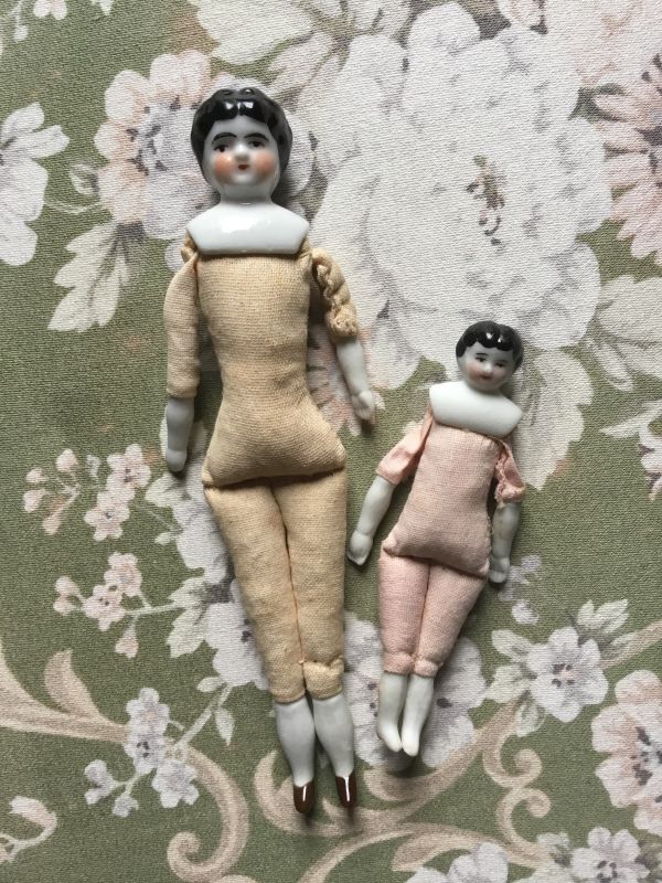 チャイナヘッドドール アンティーク ドイツ 人形の家 未使用 - SNAP