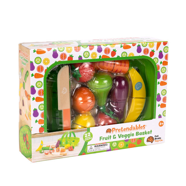 Pretendables: Fruit & Veggie Basket Set — Snapdoodle Toys & Games